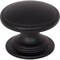 Jeffrey Alexander 1-1/4" Diameter Matte Black Durham Cabinet Knob 3980-MB - alternate 1